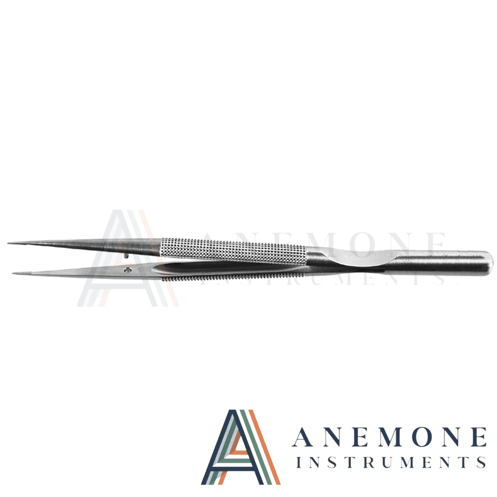 Micro Forceps Straight 8mm Round Handle