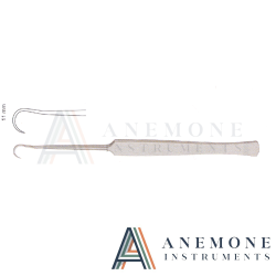 Hook Retractor, 16.5cm, Single Prong, Sharp