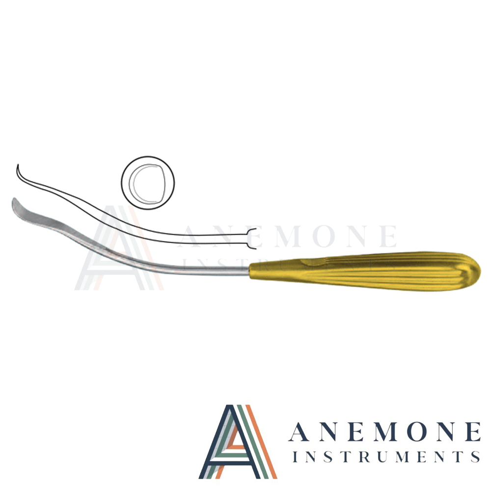 Arcus Marginalis Dissector 24cm, S-Shaped Curved