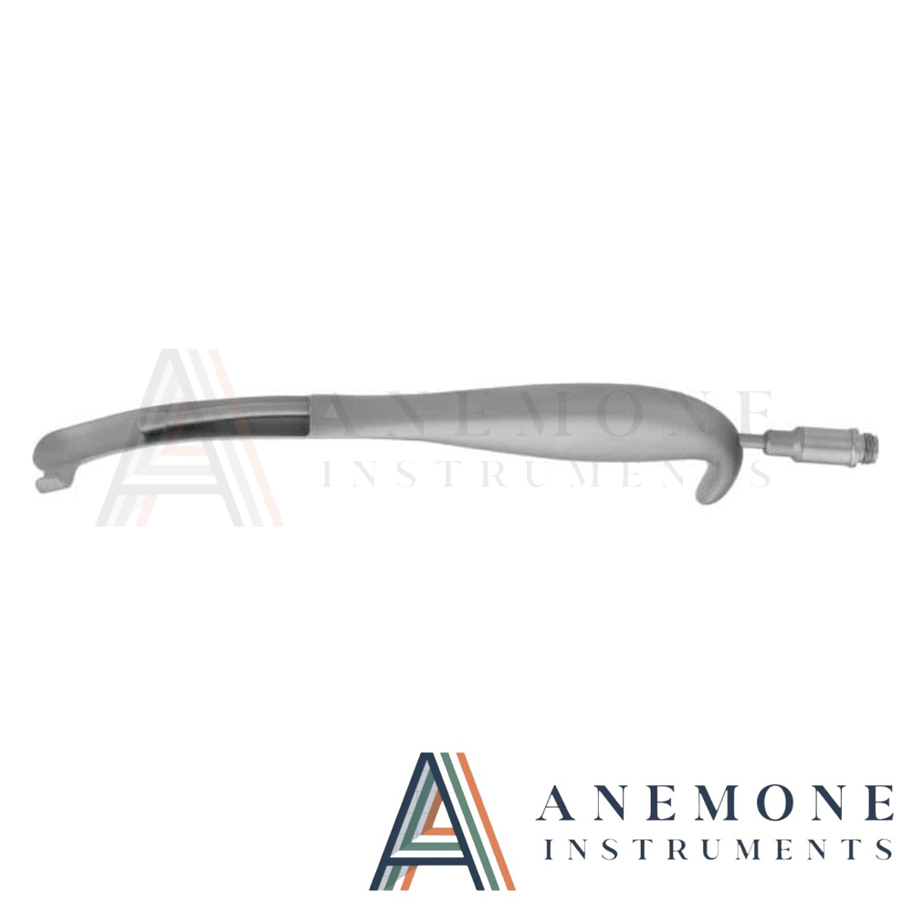 Bauer Type Intra Oral Retractor Fiber Optic Left 21cm