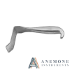Obwegeser Soft Tissue Retractor Curved Up Hollow Handle