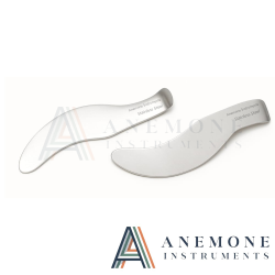 Sutcliffe Shields and Retracting Instrument, Bent – Easy Grip